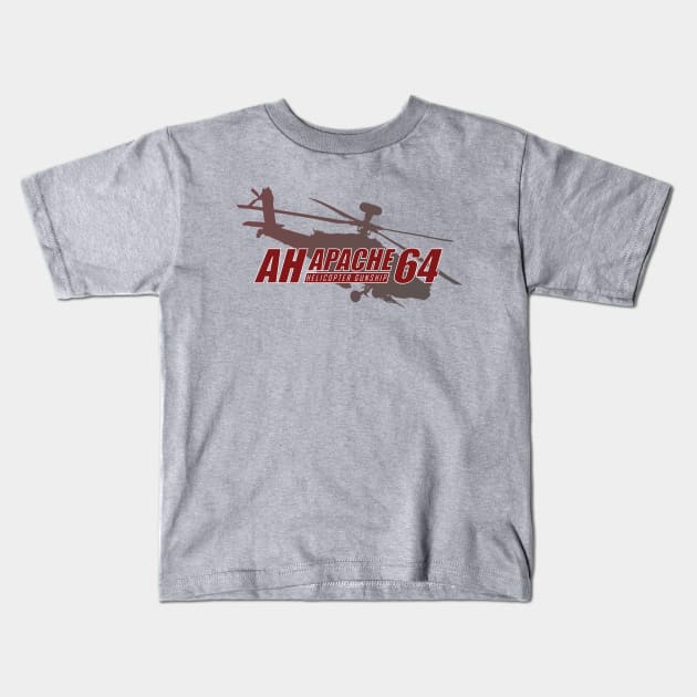 AH-64 Apache Kids T-Shirt by TCP